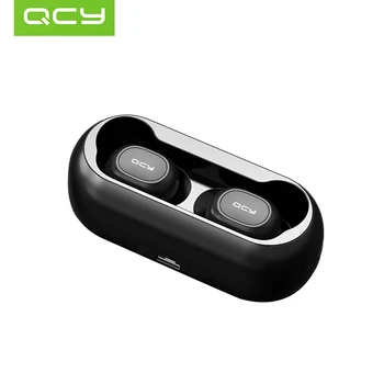 QCY T1C NOVÉ Bezdrôtové Slúchadlá Mini Dual Bluetooth V5.0 Slúchadlá 3D Stereo Zvuk S APP Vlastnú