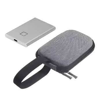 Skladovanie Ochranné Puzdro + Silikónový Kryt pre Samsung T7 Dotyk Externé SSD (Solid-State Disky, puzdro, Taška