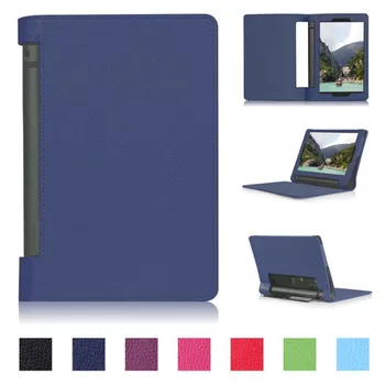Ultra Slim Litchi Zrna Folio Stand Kožený Kryt Magnetické Smart Spánku Prebudiť Prípade Lenovo YOGA Tab3 850F YT3 850F/M/L Tablet