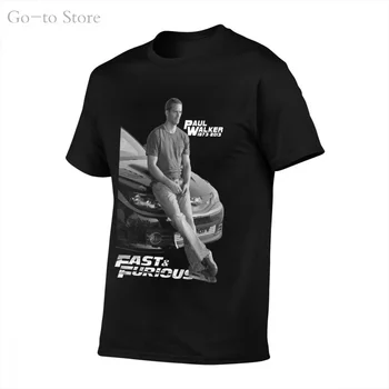 Móda voľný čas Paul Walker Ulici Racingss Rýchlo N Zúrivý bavlna grafické t košele muž t-shirt 2020