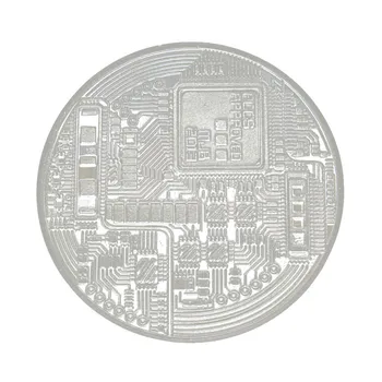 10 PC Doprava Zadarmo Silver/Gold Plated Bitcoin Mince BTC Mince Umelecké Zbierky Pozlátené Jednej Mince Zbierku Umenia Darček Kolekcie
