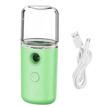 Prenosné Nano Vody, Doplňovanie Zvlhčovač USB Nabíjanie Ručné Sprchová Pračka vzduchu Vhodná pre Cestovné Kancelárie Zelená