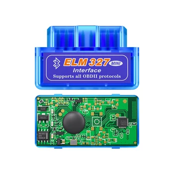 VXDIAG Mini Elm327 OBD2 Skenera, Bluetooth V2.1/V1.5 code reader OBDII auto diagnostický nástroj Pre Android Suppot Všetky OBD2 Protokoly
