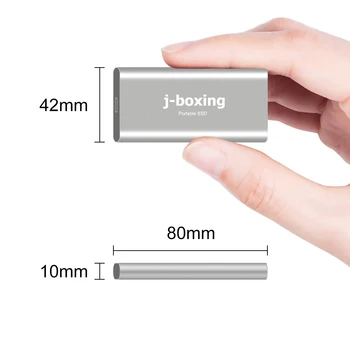 Vysoká Rýchlosť SSD HDD USB-C, USB 3.0, 128GB SSD 256 GB 64 GB Externé ssd Pevný Disk Pre PC Prenosný Pevný Disk Ploche Striebro