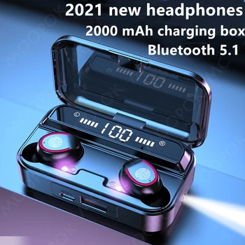 Bezdrôtové Slúchadlá Bluetooth Slúchadlá TWS Slúchadlá Lotus Mini Gaming Headset v Uchu Slúchadlá Prípade mikrofón slúchadlá
