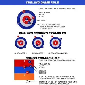 3 V 1 Tabuľka Bowling Shuffleboard Bowling Curling Dosková Hra Pre Cestovné Bar Školy Výcvik Rodinných Puzzle Deti Športové Hry