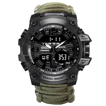 AIDIS značky športové pánske hodinky vodotesné vojenské LED digitálne quartz elektronické deti pozerajú muži hodiny relogio masculino