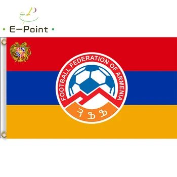 Arménsko Národný Futbalový Tím 2*3 ft (60*90 cm) 3*5 ft (90*150 cm) Veľkosť Vlajky Arménska Vianočné Dekorácie pre Domov Vlajka Dary