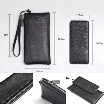 Skutočné Kožené Peňaženky + Zadný Kryt Pre Telefón XS Max XR Luxusné MYL-49K 3D pravej Kože Zadný Kryt Pre telefón 11 Pro Max prípade taška