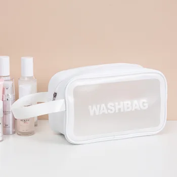 Móda Kozmetická Taška Ženy Zips Tvoria Prípade Transparentné Make-Up Taška Na Cestovanie Organizátor Skladovanie Toaletná Krásy Umývanie Auta Taška