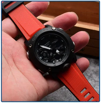 Silikónové Gumy Watchband pre Casio GA 2000 Sledovať Popruhy Vodotesné Hodinky, Náramok Športové Náramkové hodinky Silikónový pre Casio