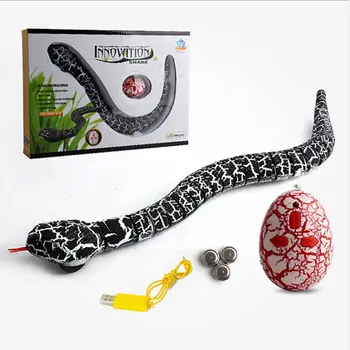 Diaľkové Ovládanie Hada Rattlesnake Zvierat Trik Desivé Neplechu Hračka Nabíjateľná Sranda Vtip Gift Drop Shipping