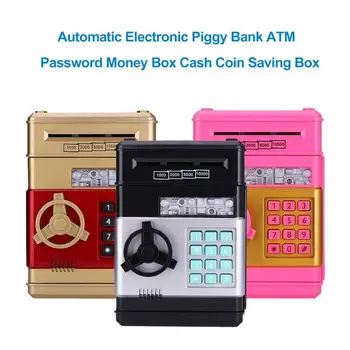 Elektronické Prasiatko Safe Money Box pre Deti Darček Digitálnych Mincí na Peňažné Úspory Depozitné BANKOMAT Heslo Peniaze Box