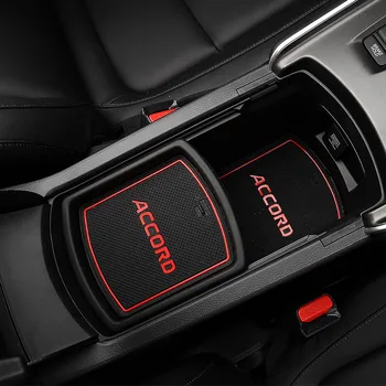 Pre Honda Accord 10. 2018 2019 Auto gumy pohár mat dvere slot pad v oblasti kontroly anti-slip mat dekorácie modifikácia