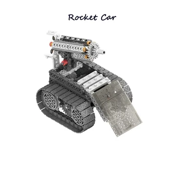 DIY 4-v-1 Space Robot Prieskum Sada diaľkového ovládania Blokov Konštrukcie Robotickej Vechicle Motorizované KMEŇOVÝCH vzdelávací model auta