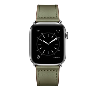 Mens pásmo pre apple hodinky series 5 4 3 2 1 Viotoo šport kapela Originálne kožené pútko pre iWatch zápästie watchband uzavretie Ručné