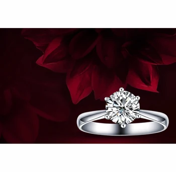 Romantický Snubné Prstene, Šperky Cubic Zirconia Krúžok pre Ženy, Mužov 925 Sterling Silver Krúžky Príslušenstvo