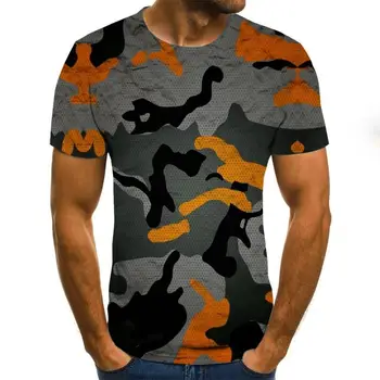 V lete roku 2020 3D T Shirt Mužov Streetwear Bežné Tlačené Krátke Rukávy Módne Pohodlie Vtipné Tričko Camisetas Hombre Plus Veľkosť