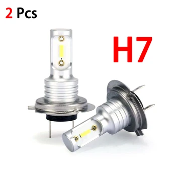 2 KS H7 LED Žiarovky Svetlometu na prestavbu Hi/Lo Lúč 55W 8000LM 6000K Super Svetlé 1860 Zdroj Svetla 360 Stupeň Veľkoobchod