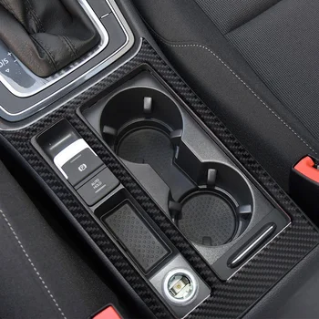 Interiéru vozidla Vody Držiak Panel Dekorácie Kryt karbónová Nálepka Fit pre Volkswagen VW Golf 7 GLAXAY MK7 roky 2013-2017