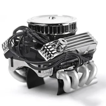 Na GRC V8 Simulovať Motora, Motor S Dvojitou Chladnejšie F82 pre 1/10 TRX4 SCX10 RC4WD D90 RC Crawle Auto Súčiastky Príslušenstvo