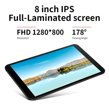 Tablety P80X 4G Android 9.0 Netbook Phablet 8 palcový 1280 x 800 SC9863A Octa Core 2 GB RAM, 32 GB ROM počítača Tablet PC, GPS, Duálne Kamery