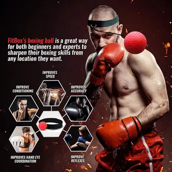 25g-85 g Reflex Loptu Boxing Bojová Rýchlosť Prípravy Punč Loptu Hlavou Kapela Muay Tai MMA Výkon Zariadenia Športové Fitness