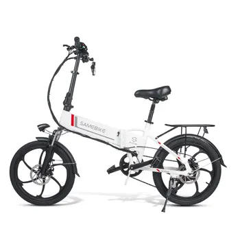 EÚ Zásob SAMEBIKE 20LVXD30 Elektrický Bicykel 48V 10.4 AH i-ion Batéria 350W Smart Skladací Elektrický Bicykel 20-palcový 35 km/h s E-Bike