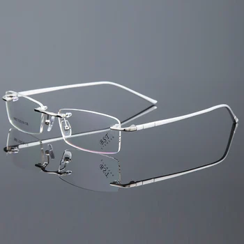 JIFANPAUL Optické jasný objektív okuliare, rám mužov frameless okuliare počítač ochrana očí modré svetlo okuliare doprava zadarmo