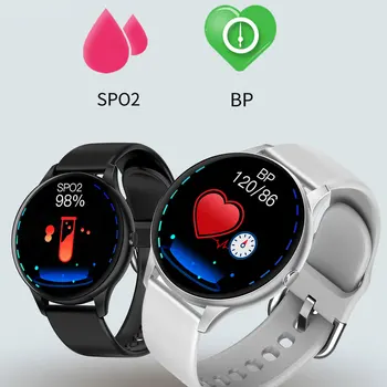 Smart Hodinky K21 Teplomer Nepremokavé Krvný Tlak Fitness Tracker 8 Šport Režimy Ženy Náramok Smartwatch Pre Android IOS