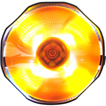 Pccooler E121M CPU Chladič 120mm Oranžová LED 4pin PWM Chladiaci Ventilátor tichý Ventilátor Pre procesory AMD AM3 775 Intel 1155 1156 Počítač Radiátorov