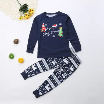 Rodina Zodpovedajúce Vianočné Oblečenie pre Dospelých Žena, Deti Elf Pyžamo Sady Dospelých, Deti Sleepwear Odev 2ks Outtfits