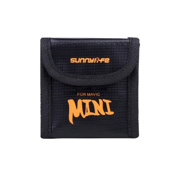 Sunnylife pre DJI Mavic Mini Príslušenstvo Batérie v nevýbušnom Taška Ohňovzdorné Ochranné Úložný Box Batérie Bezpečné Taška 1/2/3 ks