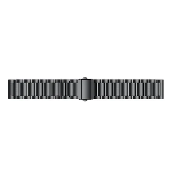 Silver Black Nehrdzavejúcej Ocele Sledovať Popruh Pre Samsung Výstroj Galaxy S3 Sledovať 46 mm Kapela Nahradiť Náramok Pre Huawei Sledovať GT Popruh