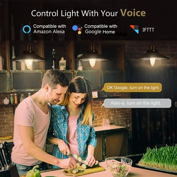 Tuya Smart Wifi LED Žiarovka E14 RGB Stlmiť Svetlo Sviečky Žiarovka Pracovať S Alexa Echo Domovská stránka Google Asistent Č Hub Vyžaduje 2 Balenia