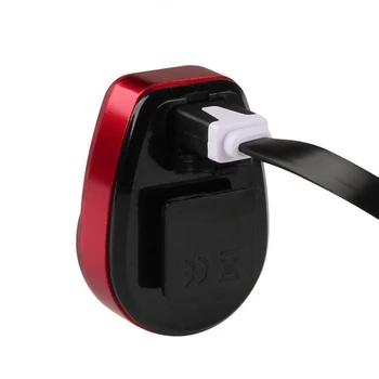 150 Lumen USB Nabíjateľné Vodotesný LED Cyklus Zadné Lampy Farebné Červené Koleso zadné Svetlo F-Najlepšie