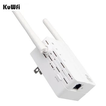 KuWFi Wireless-N (Wifi Opakovač 802.11 n/b/g Siete Smerovač Dlhé Vzdialenosti Wifi Expander 300Mbps 2dbi Antény Signál Boostery