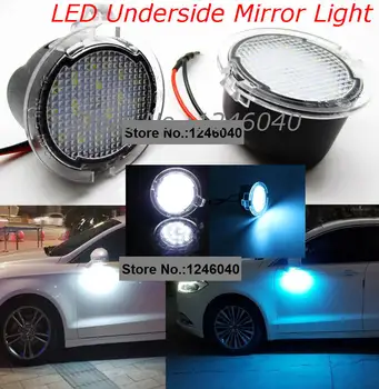 LED Podľa Bočné Zrkadlo Puddle Svetlo lampy pre Ford Edge Explorer Mondeo Býk F-150 Toyota Tundra Sequoia Lincoln MKZ MKS LS LT