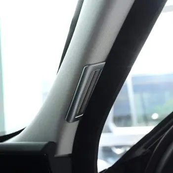 ABS Chrome Interiéru Auto Príslušenstvo Pilier odvzdušňovací Kryt Výbava Matný Strieborný Jaguar Kanvica XE XF XFL 2016-2018