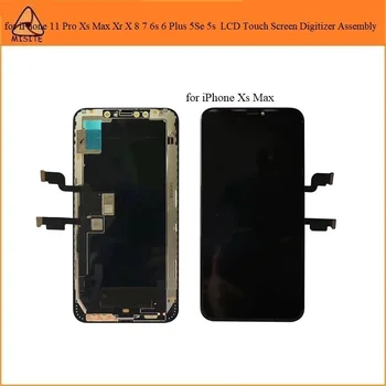 1Pc AA++ Testované na iPhone 11 Pro Xs Max XR X 8 7 6 6 Plus 5se 5s 5c 5 LCD Displej Dotykový Displej Digitalizátorom. Montáž Náhradné