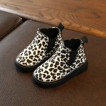 Jeseň Zima Deti Bežné Leopard Tlač Topánky Batoľa Detský Baby Chlapci, Dievčatá Ležérne Topánky Anti-slip Vychádzkové Topánky