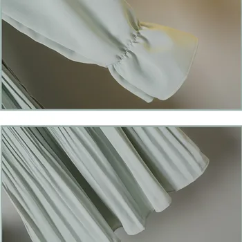 Ženy Sady Bežné Veľké Veľkosti Patchwork tvaru Singel svojim Vesty Čipky Skladaný Slim Pletenie Sveter Šaty Elegantný Oblek