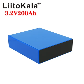 LiitoKala 4pcs 3.2 v 200ah lifepo4 batérie 12v200ah článková lítium-fosfát solárne železa eú, usa, rusko, rýchle dodanie bez dane