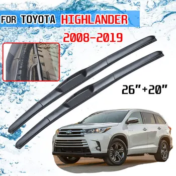 Pre Toyota Highlander Kluger XU40 XU50 2008~2019 Príslušenstvo čelného skla Predných Stieračov Stierače na Auto 2009 2010 2018