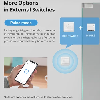 Sonoff Mini DIY obojsmerné Wifi Prepínač 220V/Modul/Svetlo Časovač Smart Switch bezdrôtové Diaľkové Ovládanie Práce s Alexa Domovská stránka Google