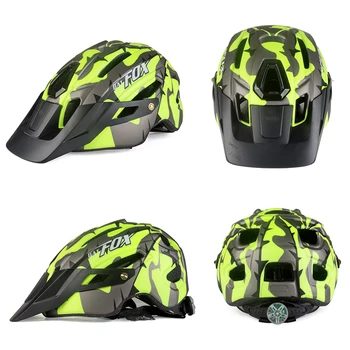 BATFOX Zelená Cyklistická Prilba S Back light MTB Cyklistické Prilby Prilby na Bicykli Ceste na Horskom Bicykli Helmu Bezpečnosti Spp Mužov Prilba